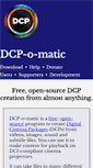 Mobile Screenshot of dcpomatic.com