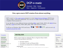 Tablet Screenshot of dcpomatic.com